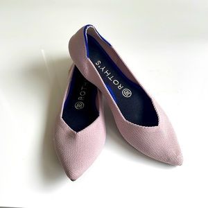 Rothy’s Petal Pink Pointed Flat 8M